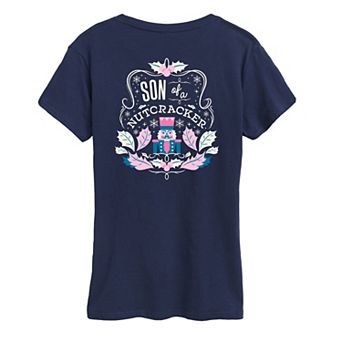 Women's Elf Son Of A Nutcracker Graphic Tee