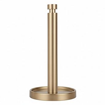 Countertop Paper Towel Stand Durable Steel Stable Non Slip Versatile Fits All Rolls Easy Load