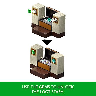 Mattel Minecraft Dusters Loot Stash Action Figure with Hidden Treasure Feature