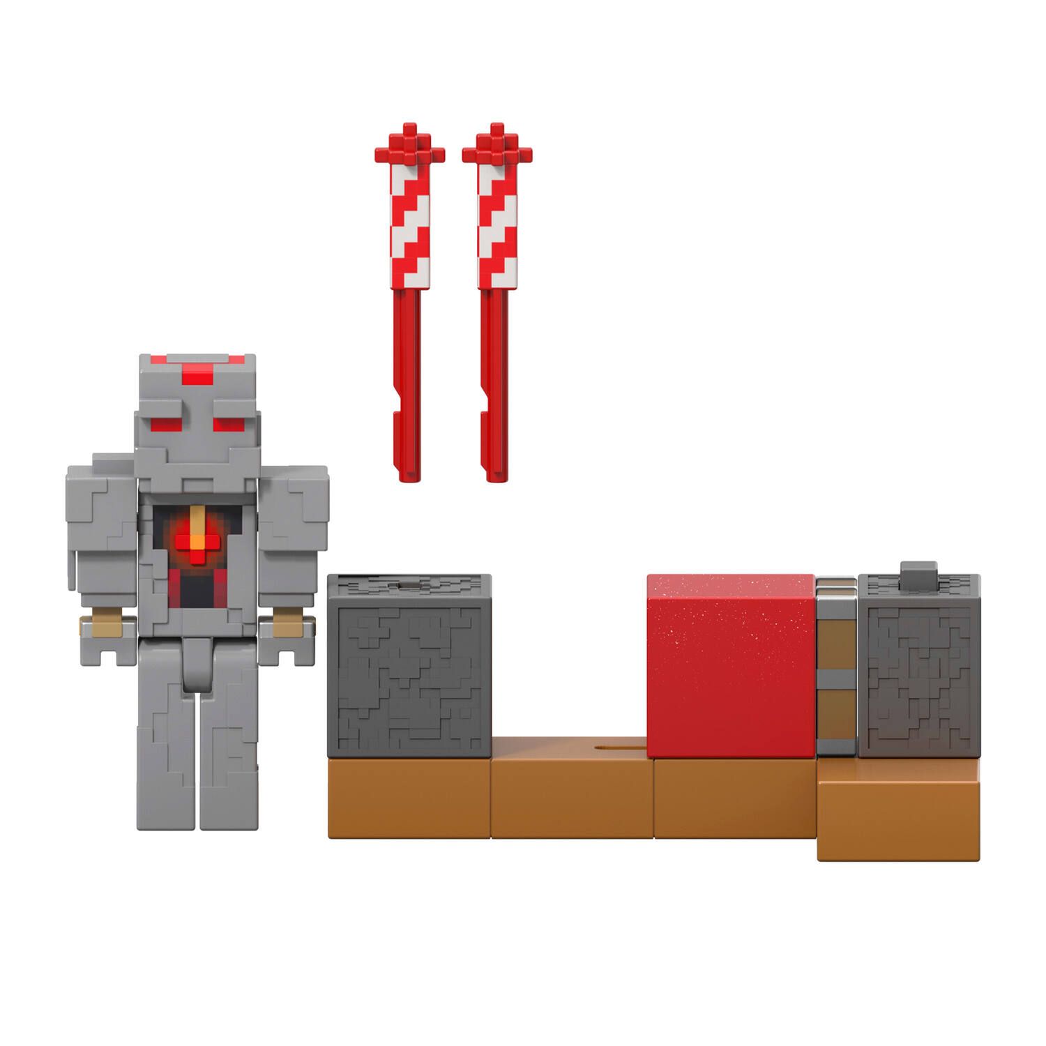 Детская фигурка Mattel Minecraft Protectors 3.25-inch Firework Launcher Action Figure & Accessories — фото 1
