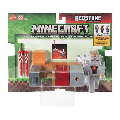 Mattel Minecraft Protectors 3.25-inch Firework Launcher Action Figure & Accessories