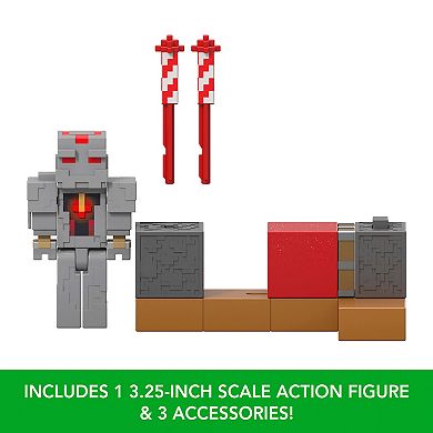 Mattel Minecraft Protectors 3.25-inch Firework Launcher Action Figure & Accessories