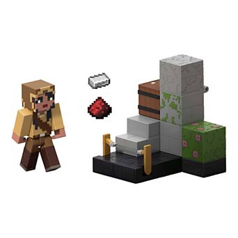 Mattel Minecraft Trappers Trip Wire Action Figure & Zombie Trip Wire Feature