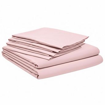 6 pc Microfiber Sheet Set 1500 Collection Deep Pocket Built In Elastic Corners 4 Pillowcases
