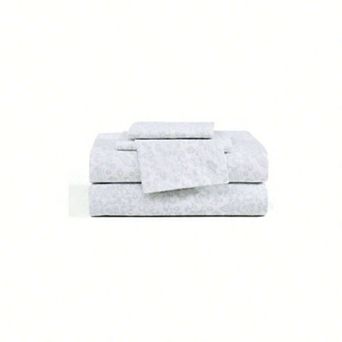 Crisp Percale Cotton Sheet Set Breathable 200TC Vintage Farmhouse