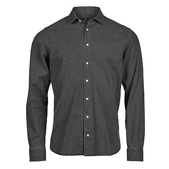 Tee Jays Mens Plain Denim Shirt