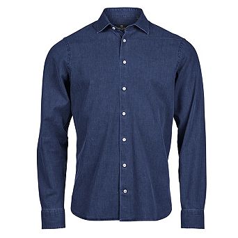 Tee Jays Mens Plain Denim Shirt