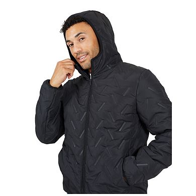 Brave Soul Mens Padded Hooded Jacket