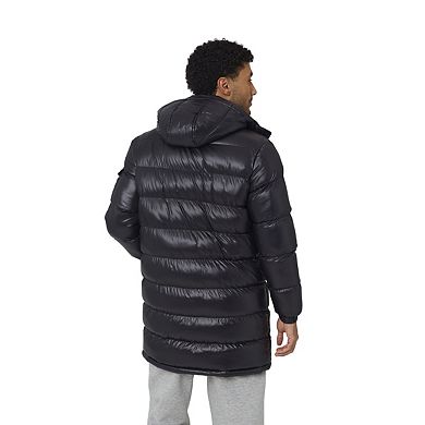 Brave Soul Mens Nylon Funnel Neck Padded Jacket
