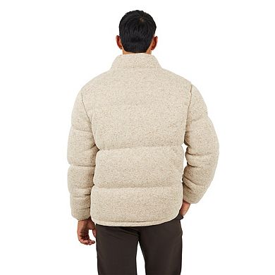 Brave Soul Mens Knitted Funnel Neck Padded Jacket