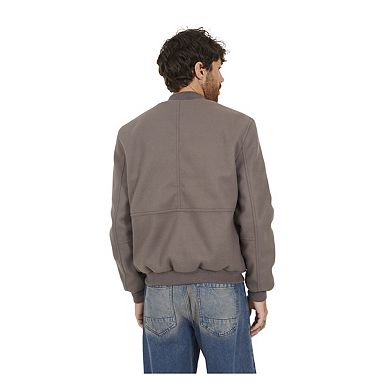 Brave Soul Mens Maison Faux Wool Funnel Neck er Jacket