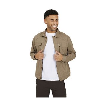 Brave Soul Mens Collared Button-Down Jacket