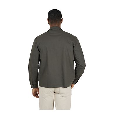 Brave Soul Mens Collared Button-Down Jacket