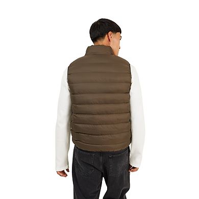 Brave Soul Mens Chevron Quilted Padded Gilet