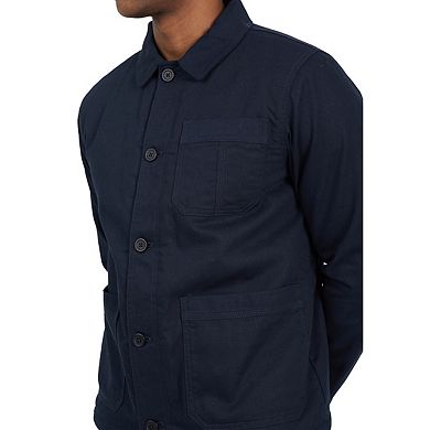 Brave Soul Mens Gloucester Borg Lined Button Through Shacket