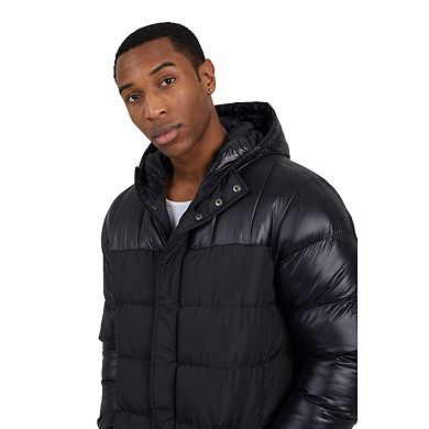 Brave Soul Mens Long Length Padded Jacket
