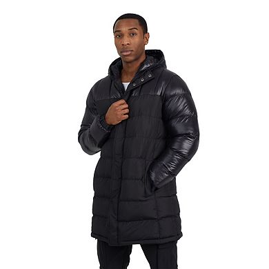 Brave Soul Mens Long Length Padded Jacket
