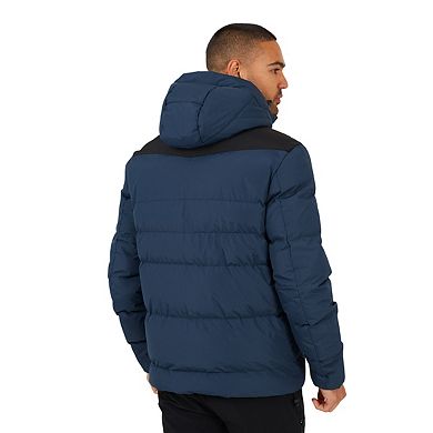 Brave Soul Mens Quilted Padded Hooded Jacket