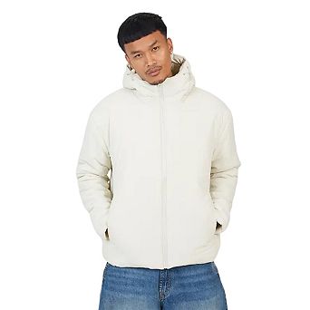 Brave Soul Mens Padded Hooded Jacket