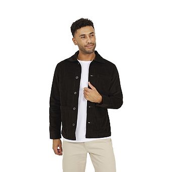 Brave Soul Mens Cord Button Through Shacket