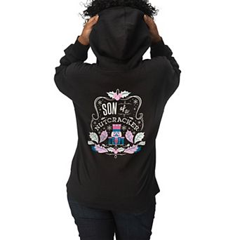 Women's Elf Son Of A Nutcracker Oversized Fleece Hoodie Sweatshirt