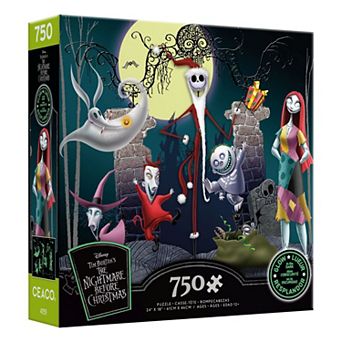 Buffalo Games Disney's The Nightmare Before Christmas 750 pc Glow in the Dark Puzzle