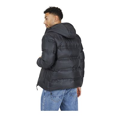Brave Soul Mens Heat Sealed Baffles Padded Jacket
