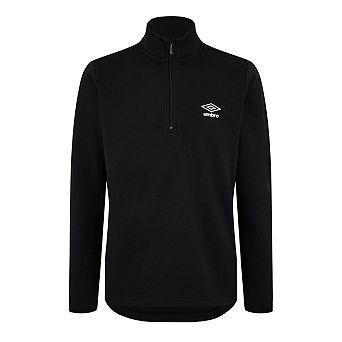Umbro Mens Club Essential Quarter Zip Regular Sweatshirt