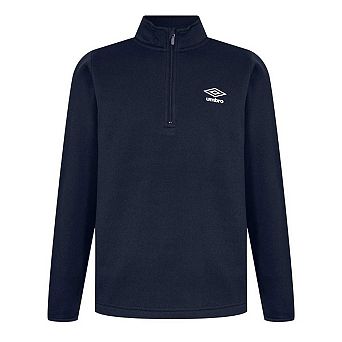 Umbro Mens Club Essential Quarter Zip Regular Sweatshirt