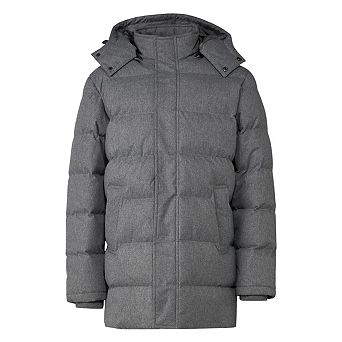 Brave Soul Mens Smart Detachable Hood Puffer Jacket