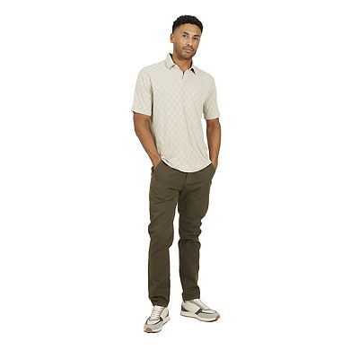 Brave Soul Mens Checkerboard Polo Shirt