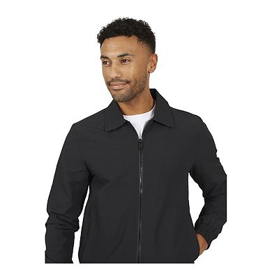Brave Soul Mens Seersucker Harrington Jacket