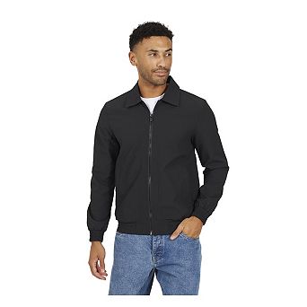 Brave Soul Mens Seersucker Harrington Jacket