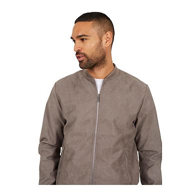 Brave Soul Mens Faux Suede er Jacket