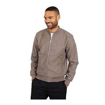 Brave Soul Mens Faux Suede er Jacket