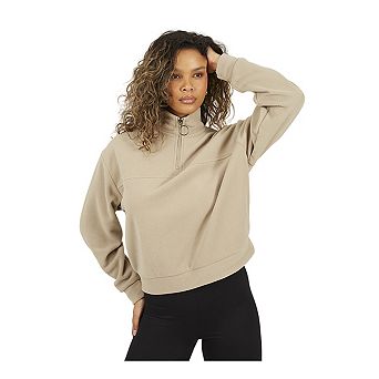 Brave Soul Womens/Ladies Polar Fleece Half Zip Sweatshirt