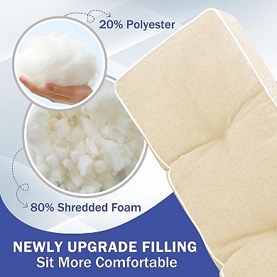 Bench Cushion Memory Foam Indoor Outdoor Non-slip