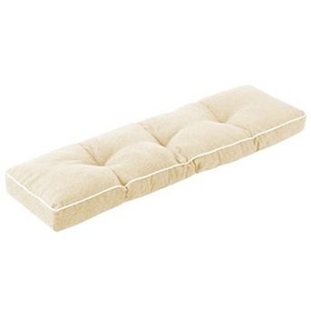 Bench Cushion Memory Foam Indoor Outdoor Non-slip