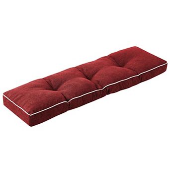 Bench Cushion Memory Foam Indoor Outdoor Non-slip