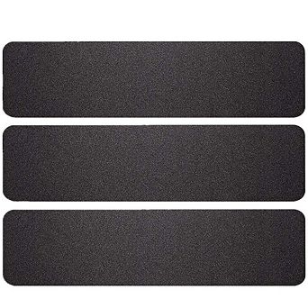 3 Pack Large Non Slip Stair Treads High Traction Adhesive Pre Cut Safety Tape Indoor Outdoor
