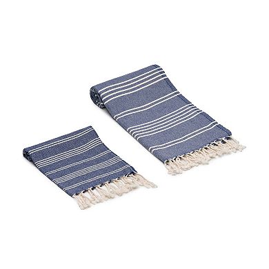 Essential Stripe Turkish Cotton Bath Towel