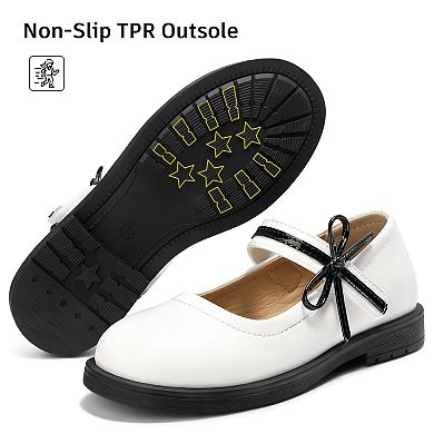 Girls Dress Shoes School Uniform Flat
