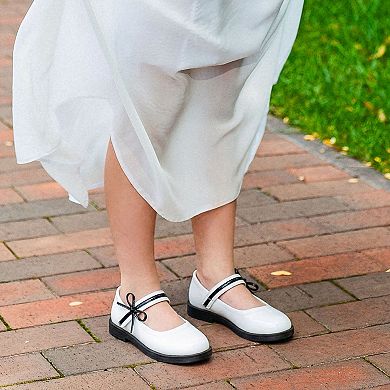 Girls Dress Shoes School Uniform Flat