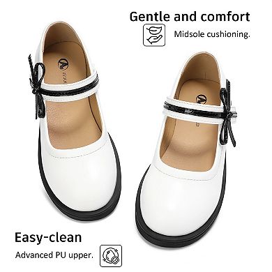 Girls Dress Shoes School Uniform Flat