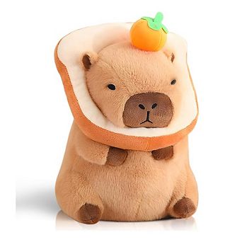 12'' Cute Capybara Plush Kawaii Soft Plush Doll Pillow Stuffed Aniamls Toys for Kids Birthdays Gift