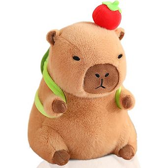 12'' Cute Capybara Plush Kawaii Soft Plush Doll Pillow Stuffed Aniamls Toys for Kids Birthdays Gift