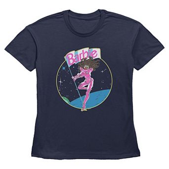 Women's Barbie Landing On The Moon Graphic Tee