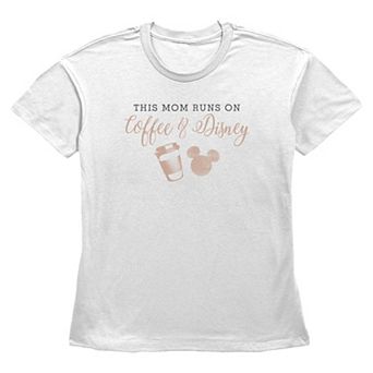 Women's Disney Coffee & Disney Mom Graphic Tee