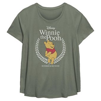 Plus Size Disney's Winnie the Pooh Frame Flowy Graphic Tee