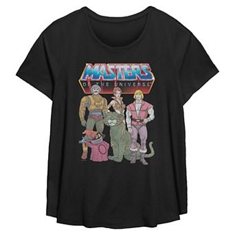 Plus Size Masters of the Universe Hero Group Flowy Graphic Tee